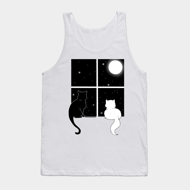 Cats_Yin Yang Tank Top by ScarletEricson